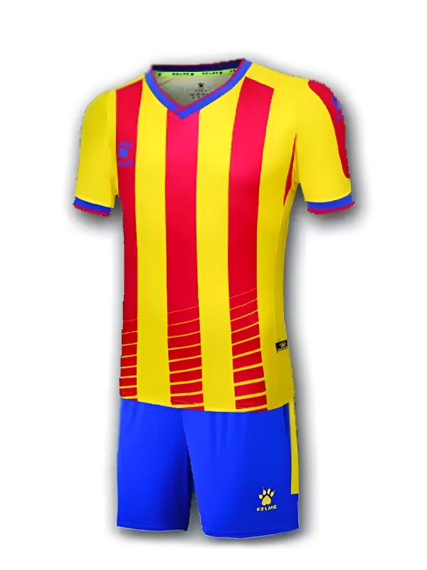 Футбольная форма KELME Short Sleeve Football Uniform (Yellow/Blue)