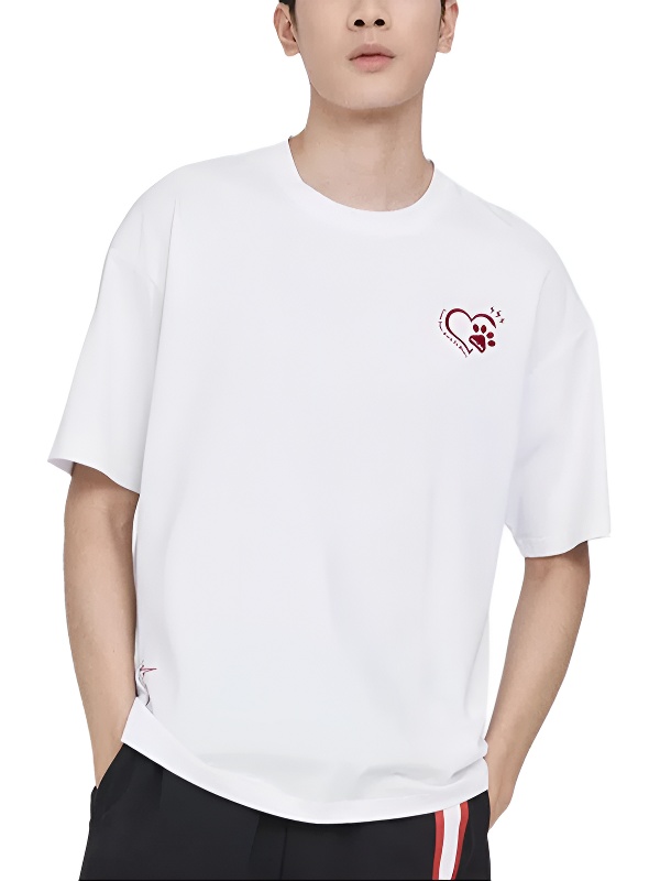Футболка KELME Round Neck Short Sleeve T-Shirt White