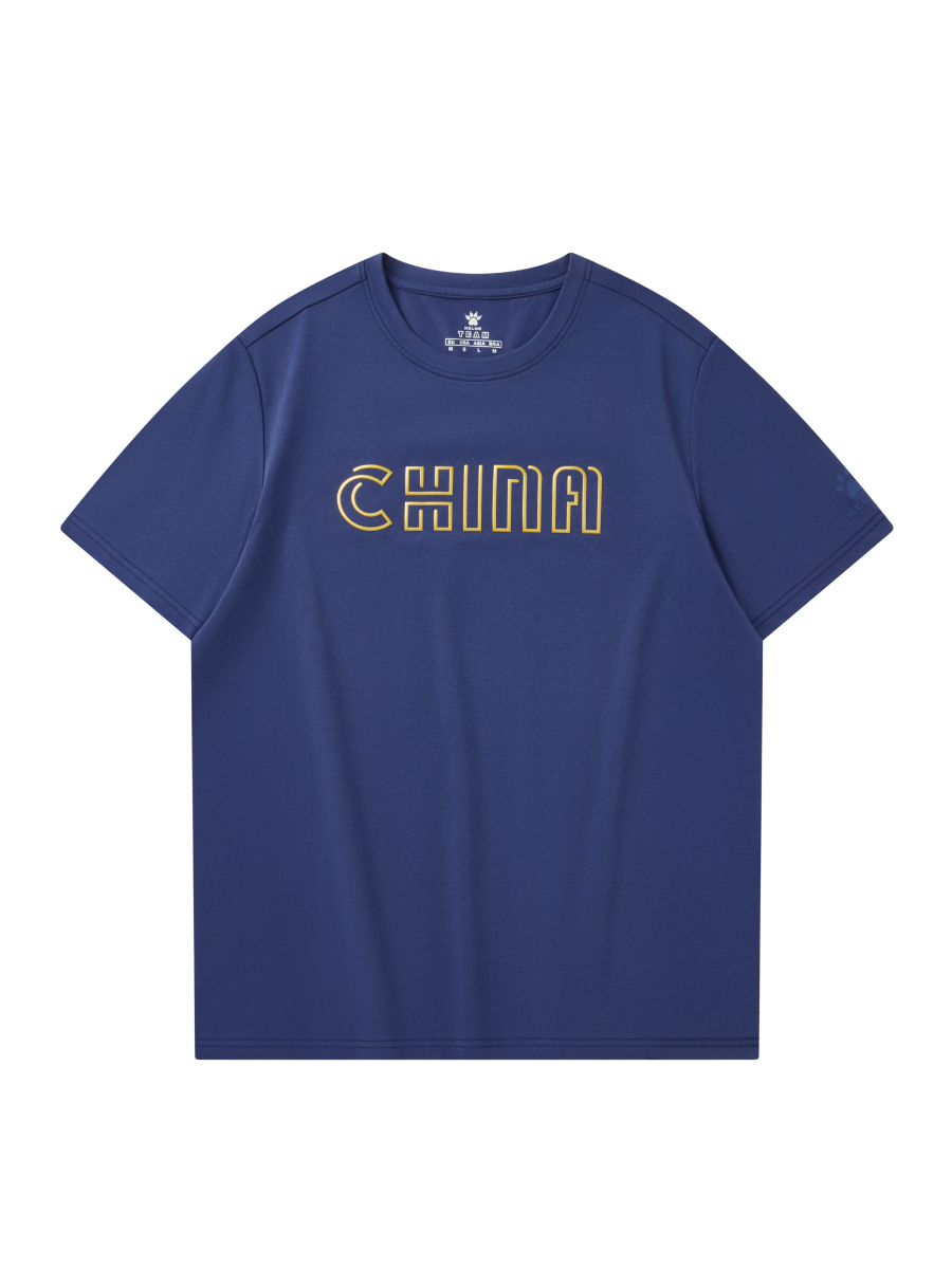 Футболка KELME Round Neck T-Shirt Dark Blue