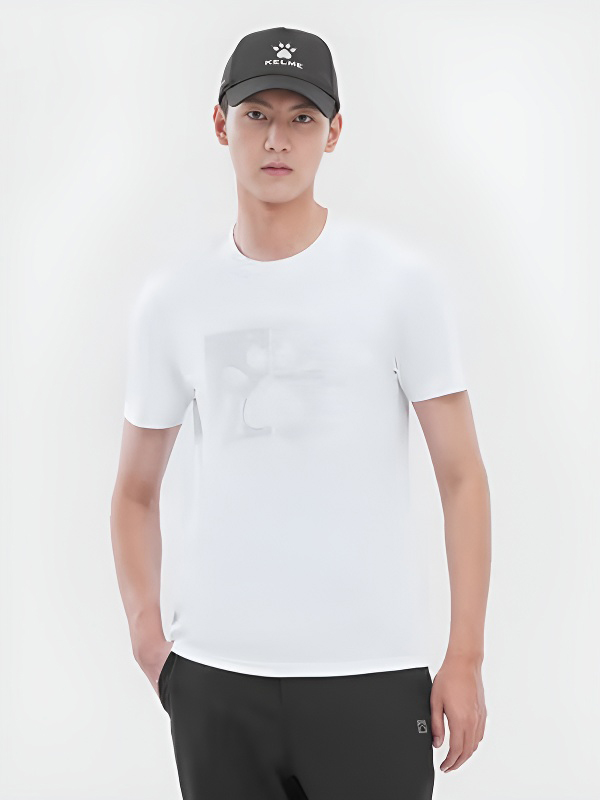 Футболка KELME Round Neck Short Sleeve T-Shirt White
