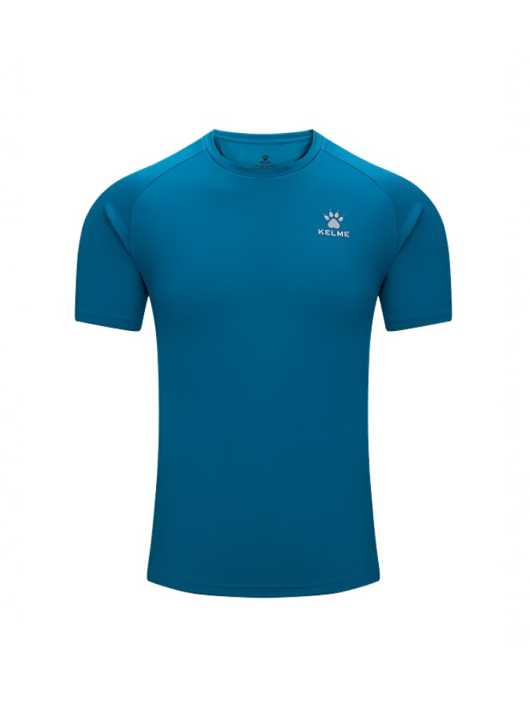 Футболка KELME Round Neck T-shirt Blue-green