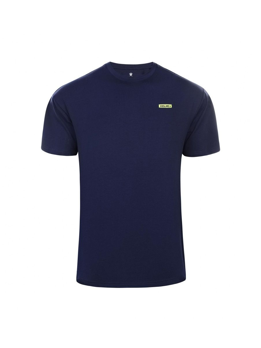 Футболка KELME Round Neck T-Shirt Dark Blue