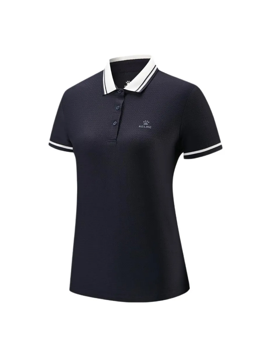 Футболка-поло KELME Short-sleeved Polo Shirt Dark Blue