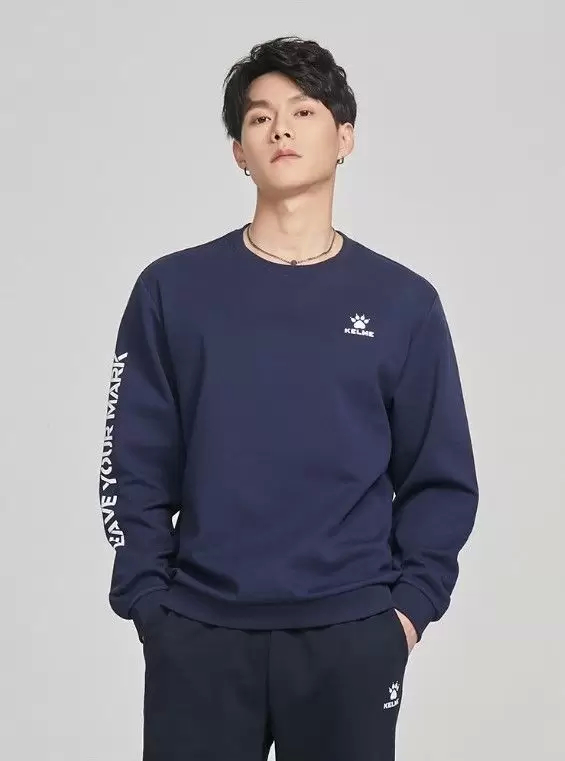 Свитшот KELME Round Neck Sweater Dark Blue
