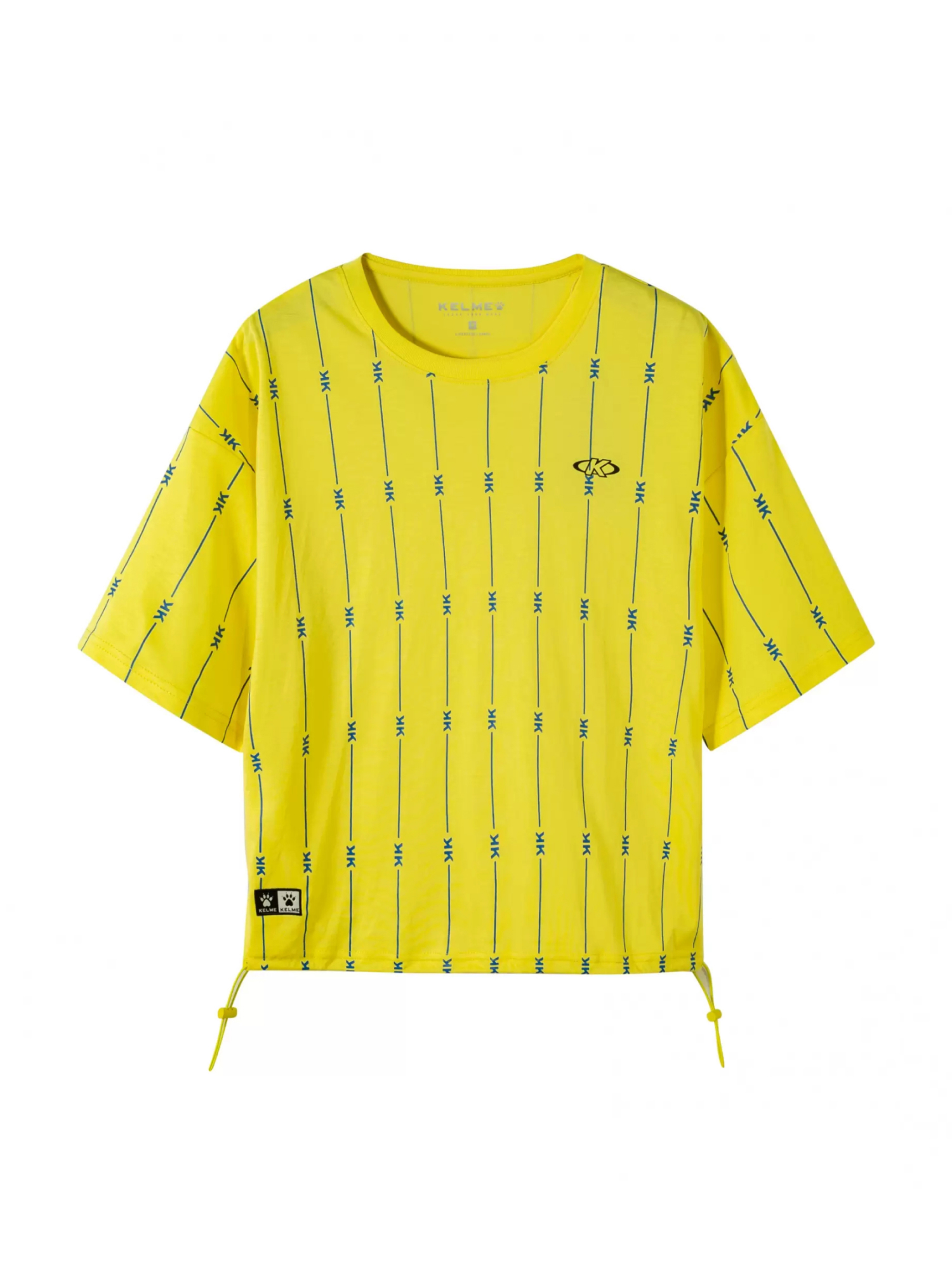 Футболка KELME Round Neck Short T Yellow
