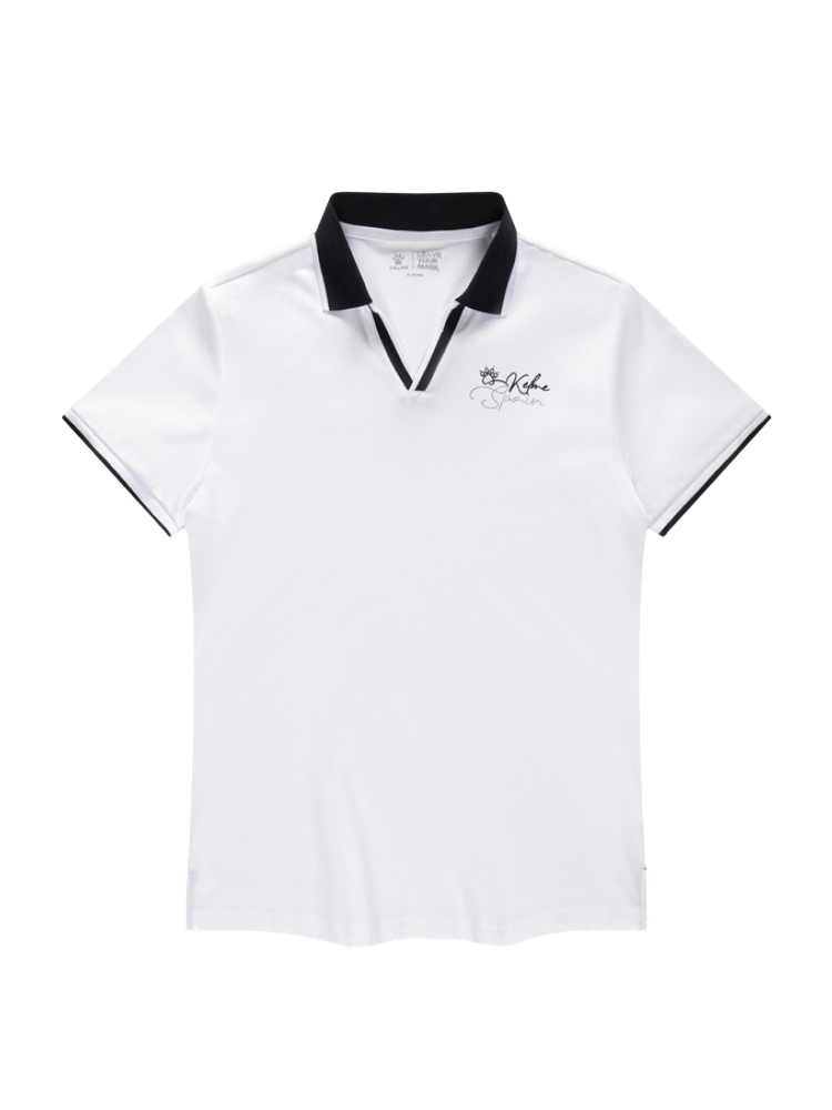 Футболка-поло KELME Short Sleeve Polo Shirt White