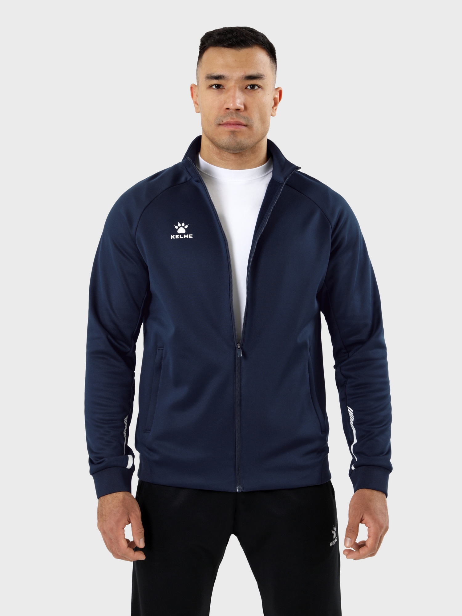 Олимпийка KELME Knitted Jacket (plus Fleece) Dark Blue