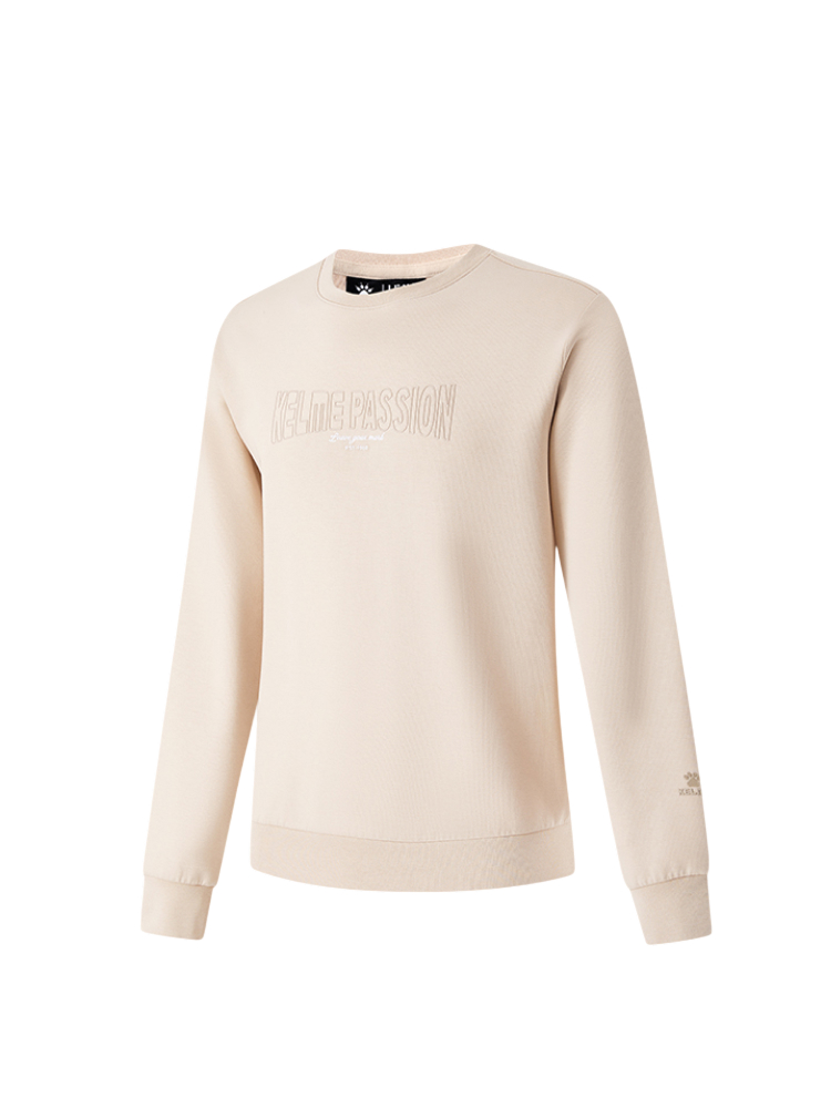Свитшот KELME Crew Neck Sweatshirt Beige
