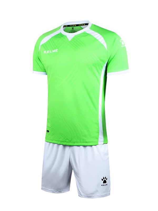 Футбольная форма KELME Short Sleeve Football Set (Light Green/White)