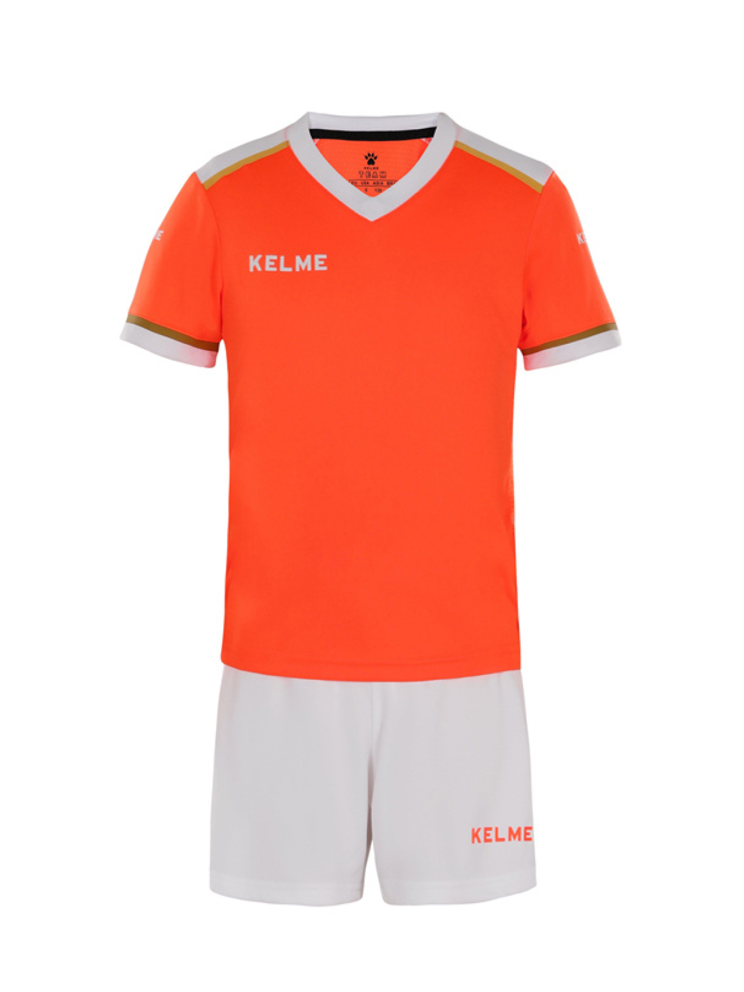Детская футбольная форма KELME Football Suit Orange