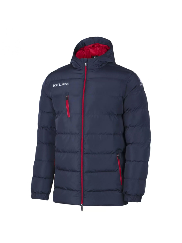 Детский пуховик KELME Padding Jacket Kids (Dark Blue/Red)