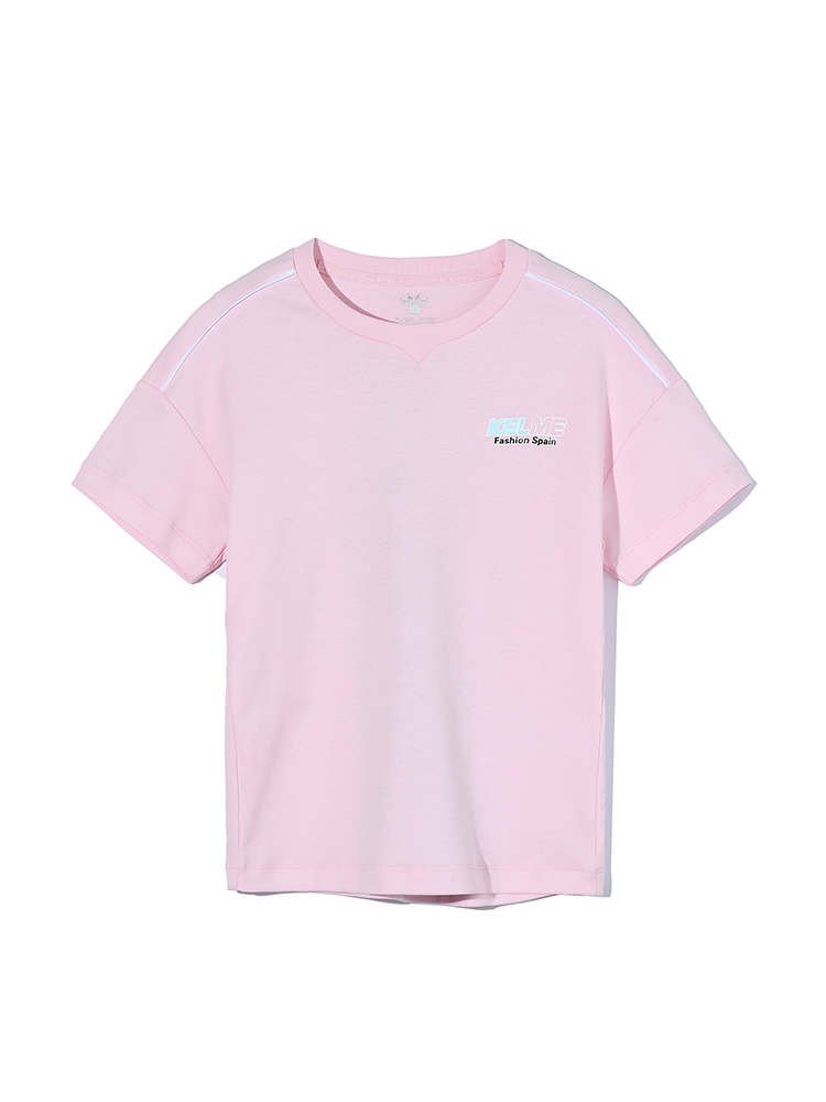 Детская футболка KELME Girls Short Sleeve T-Shirt Light Pink