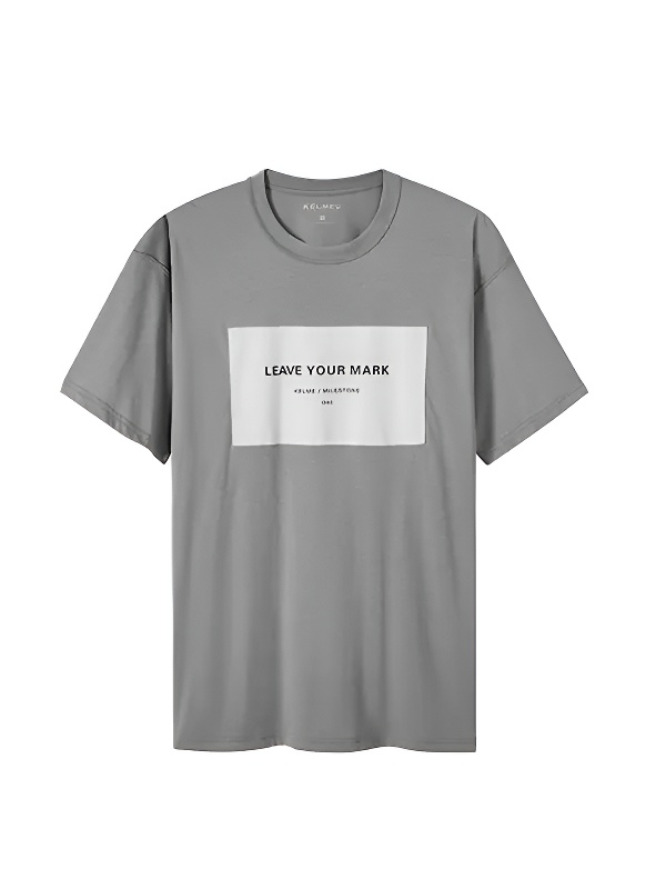 Футболка KELME Short-Sleeved T-Shirt Grey