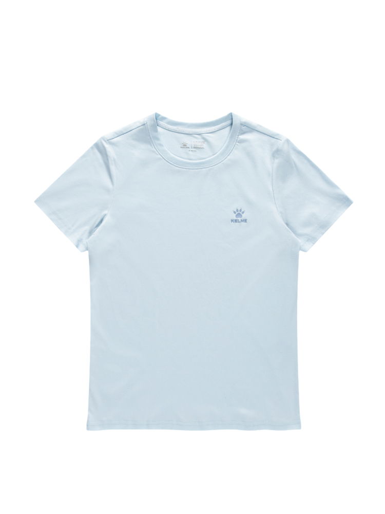Футболка KELME Round Neck Short Sleeve T-shirt Blue