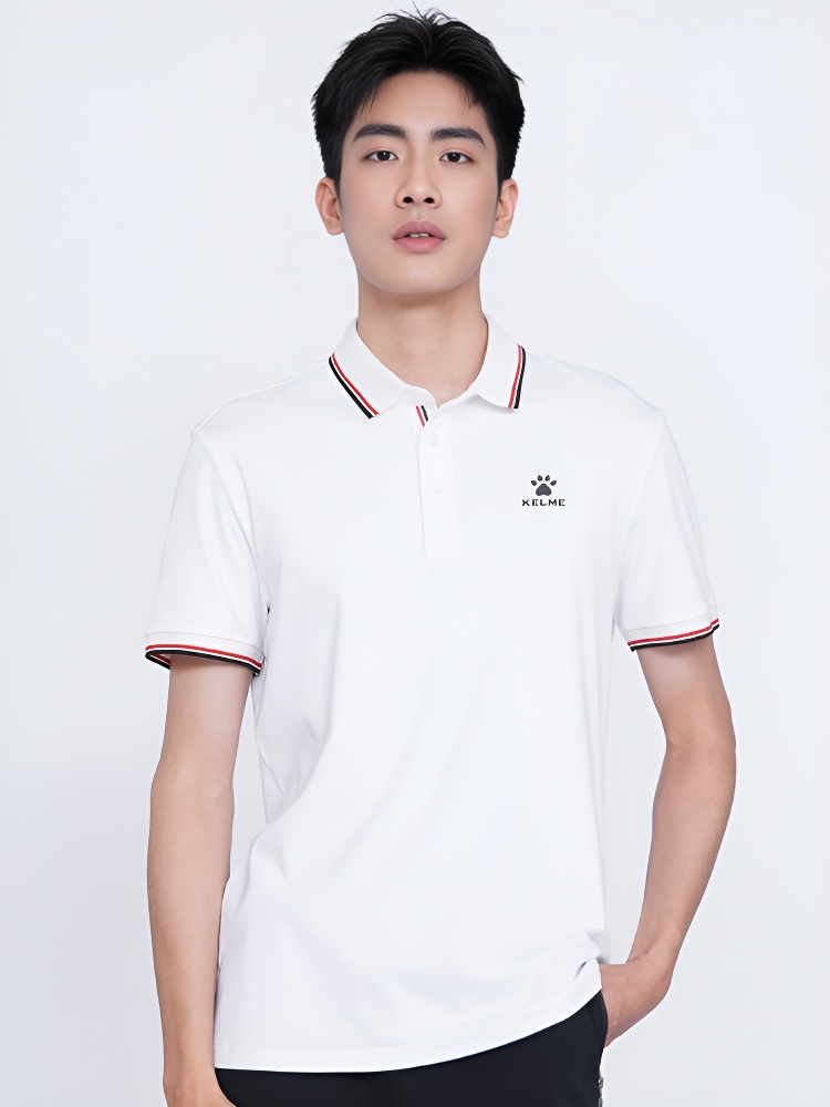 Футболка-поло KELME Short Sleeve Polo Shirt White