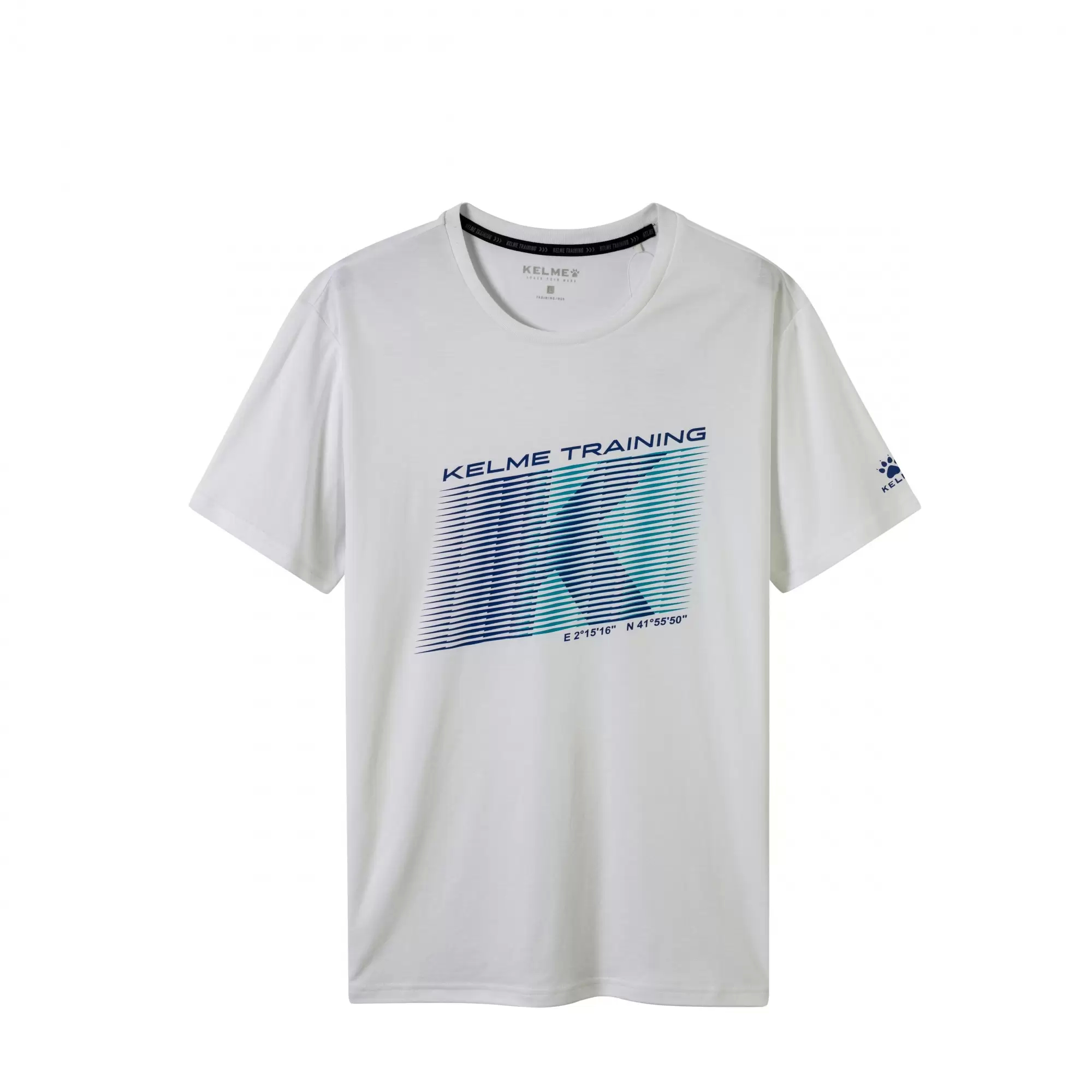 Футболка KELME Round Neck Short T White