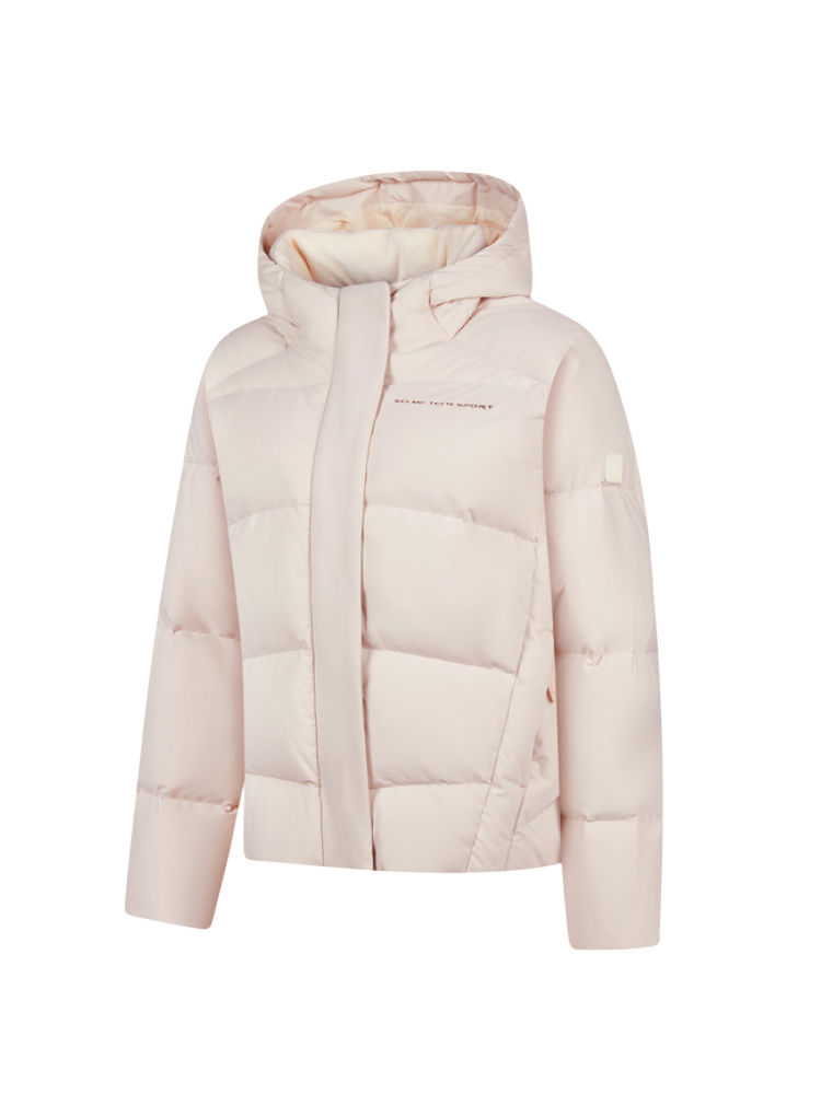 Пуховик KELME Short Hooded Down Jacket Pink