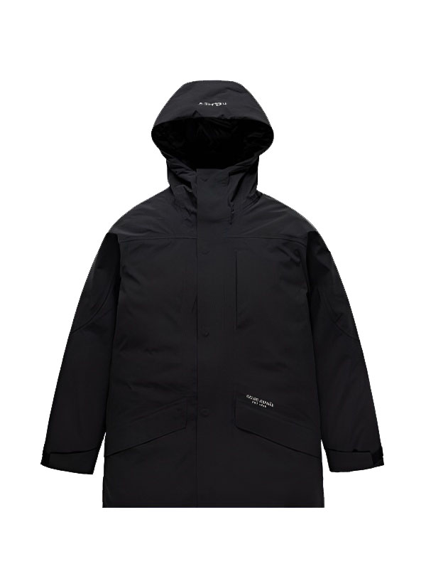 Пуховик KELME Mid-Length Down Jacket Black