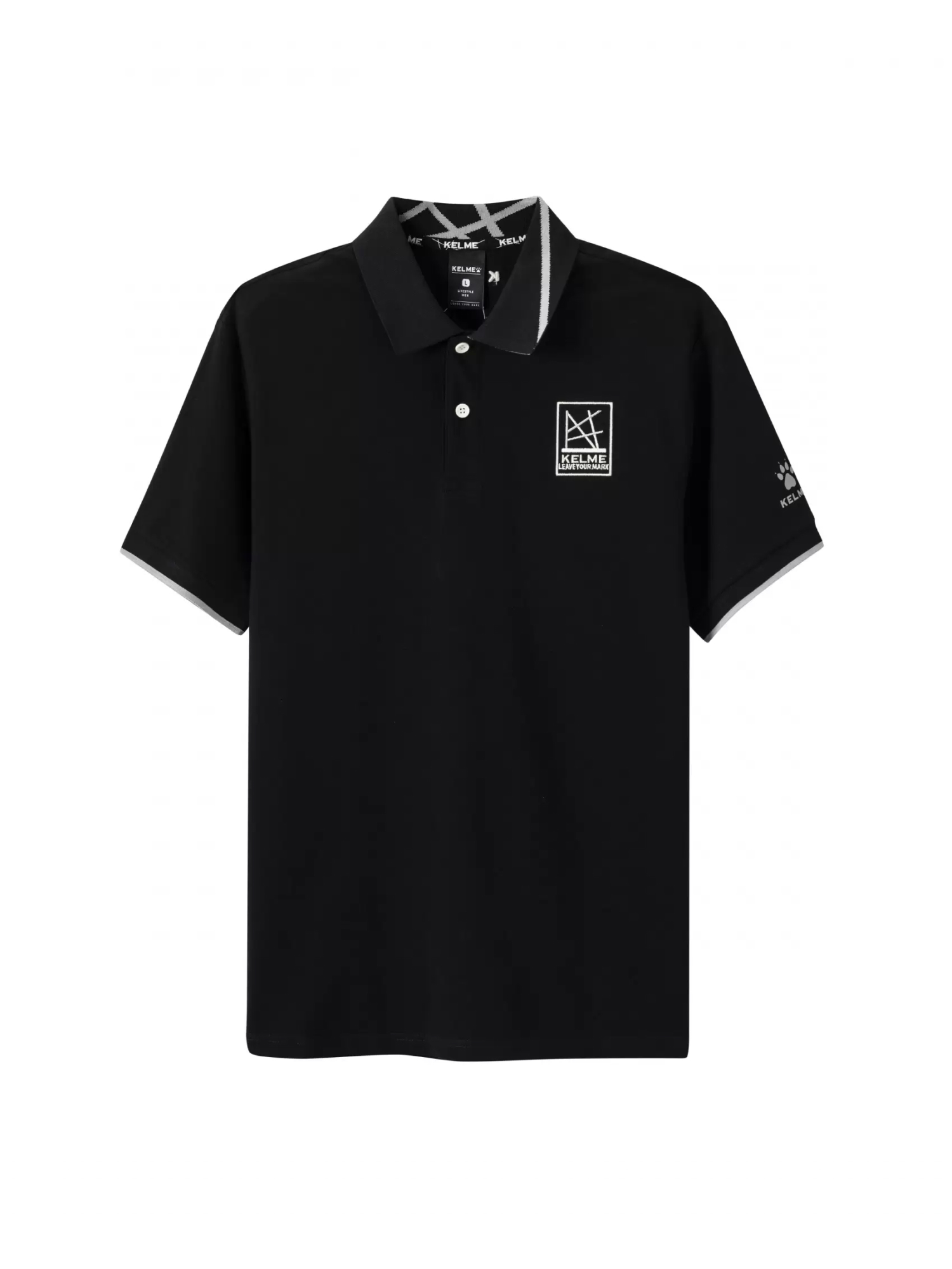 Футболка-поло KELME Knitted Polo Shirt Black