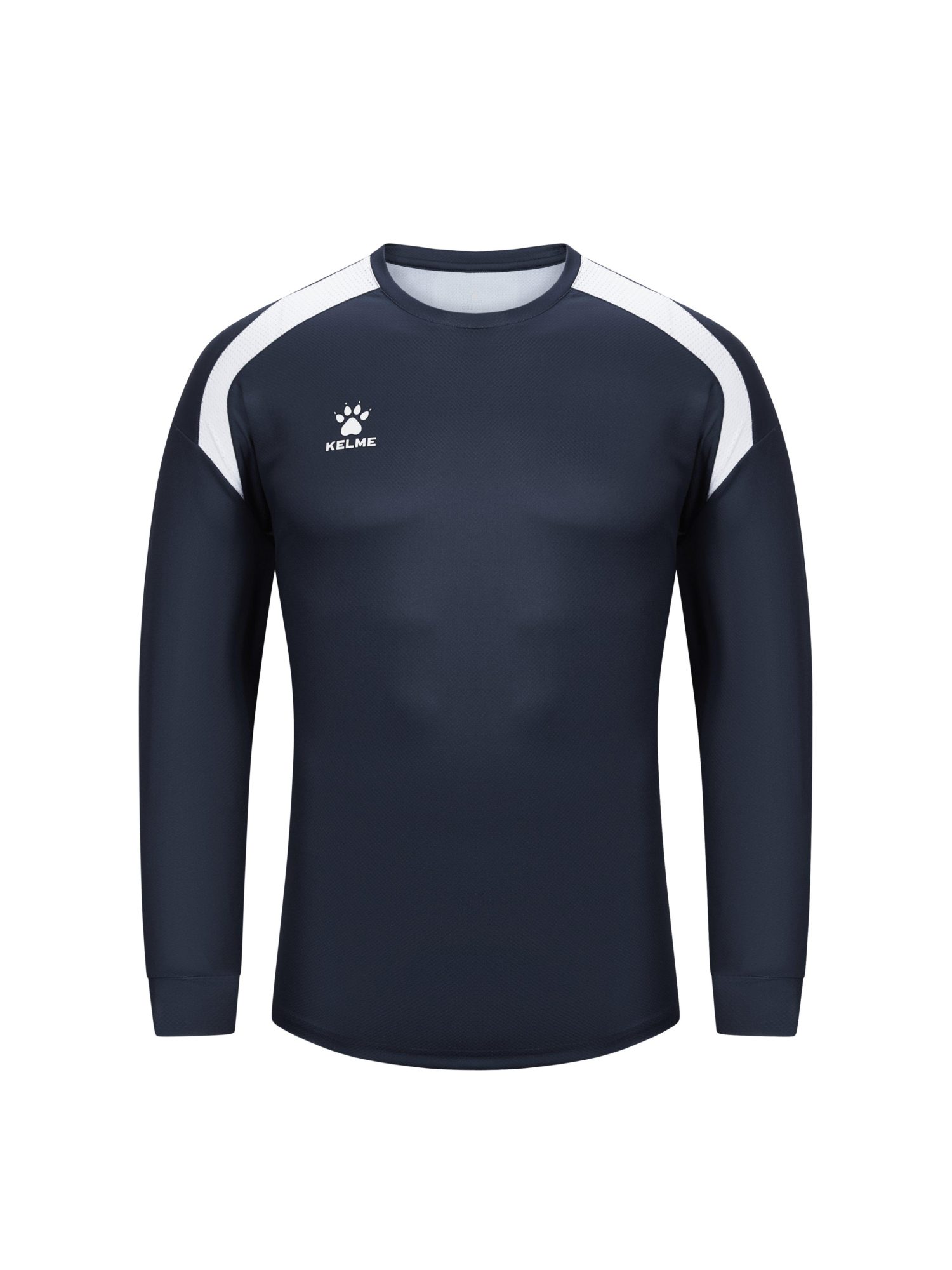 Свитшот KELME Long-Sleeve Crew-Neck T-Shirt Dark Blue