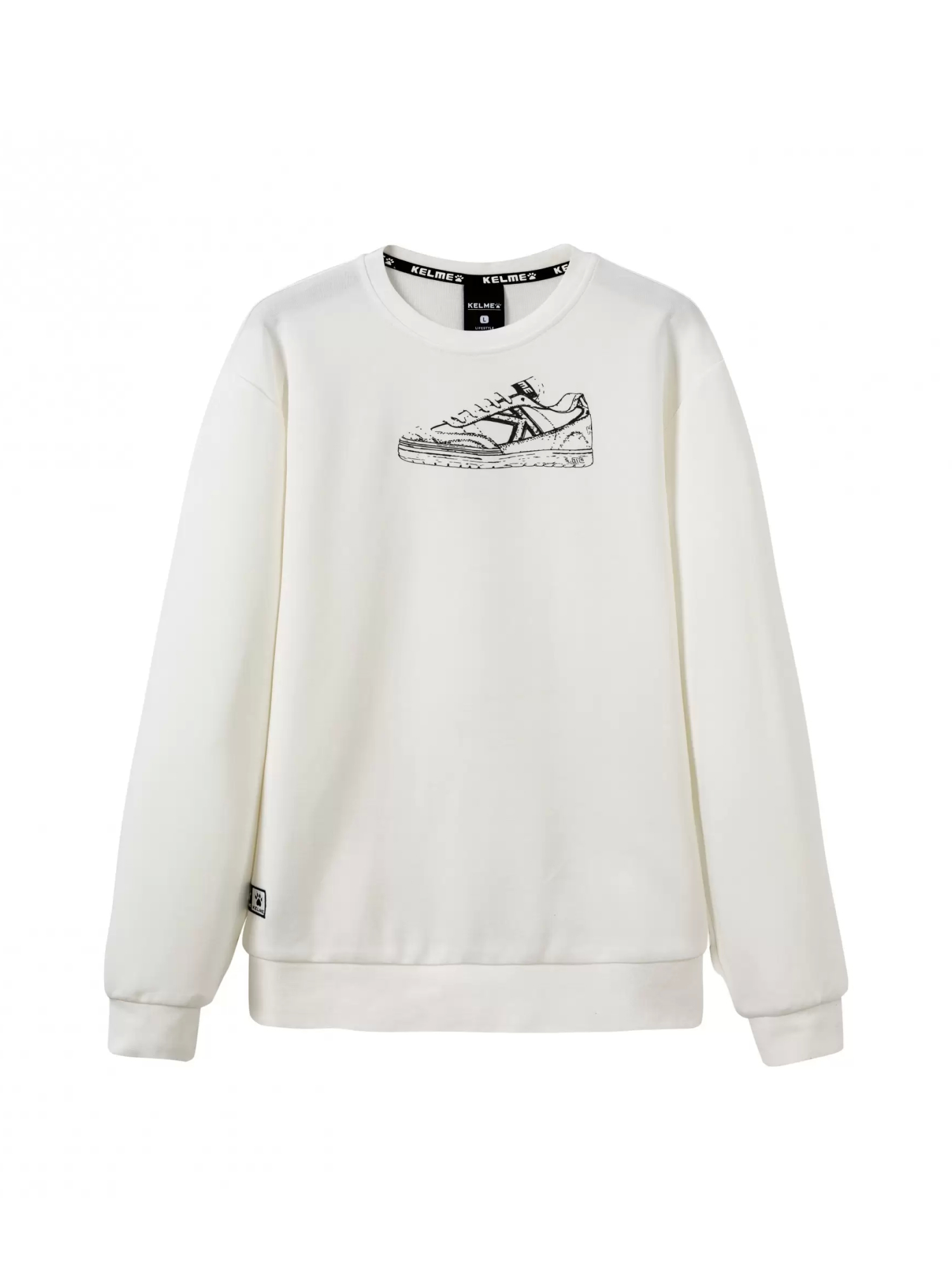 Свитшот KELME Pullover Sweater White
