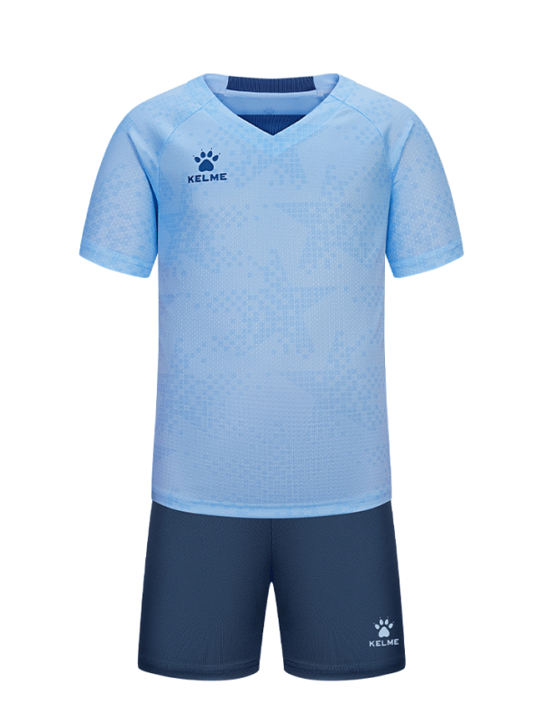 Детская футбольная форма KELME Football Uniform Set Light Blue