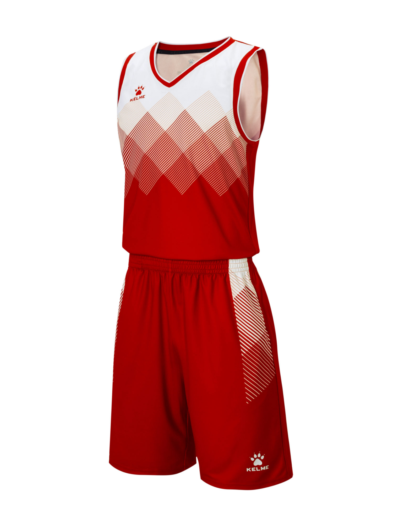 Детская баскетбольная форма KELME Basketball Clothes (Red/White)