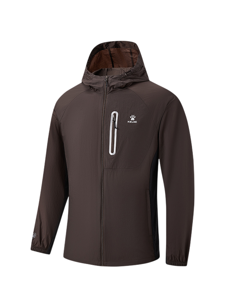 Ветровка KELME Woven Sun Protection Clothing Dark Brown