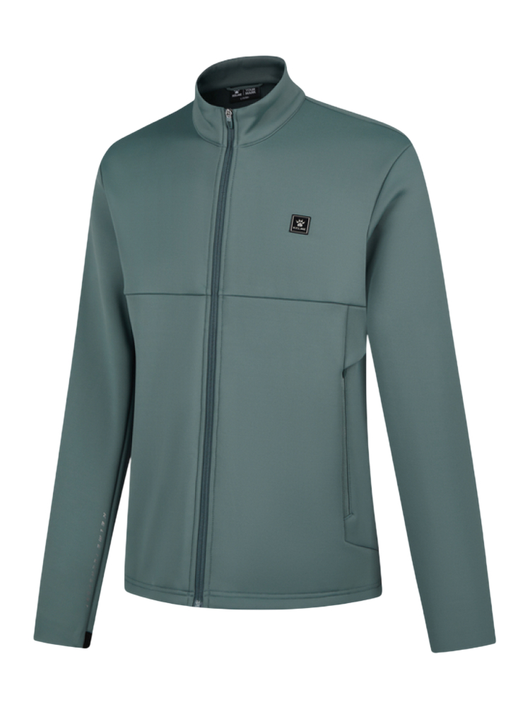 Олимпийка KELME Fleece Knitted Jacket (stand Collar) Green