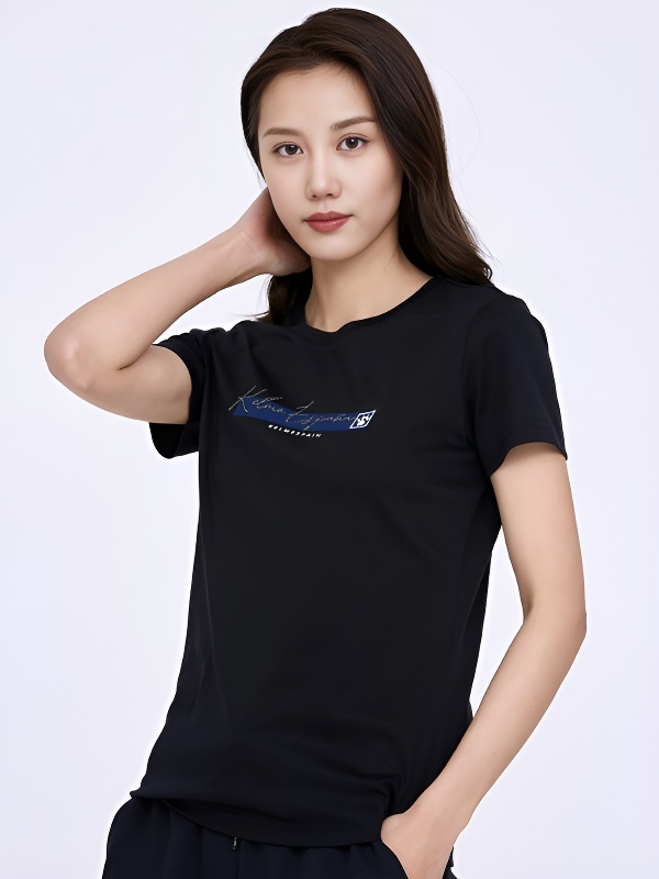 Футболка KELME Round Neck Short Sleeve T-Shirt Dark Blue