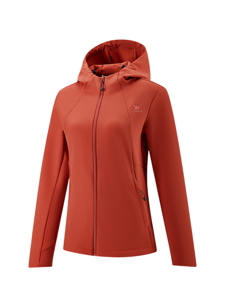 Демисезонная куртка KELME Hooded Fleece-Lined Woven Coat Red