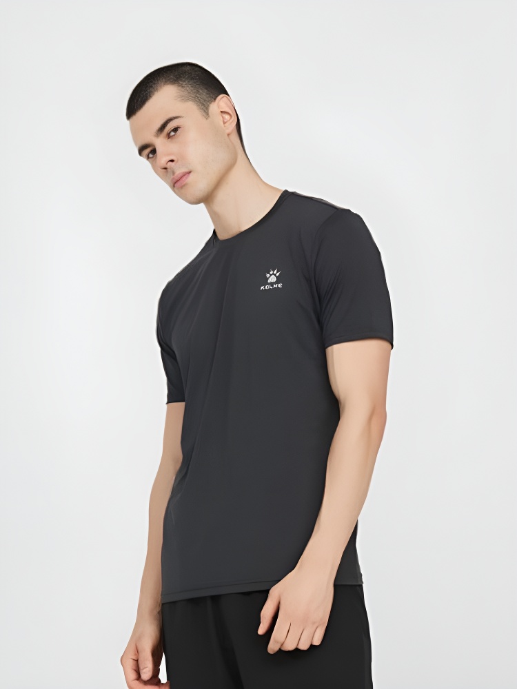 Футболка KELME Round Neck Short Sleeve T-Shirt Grey