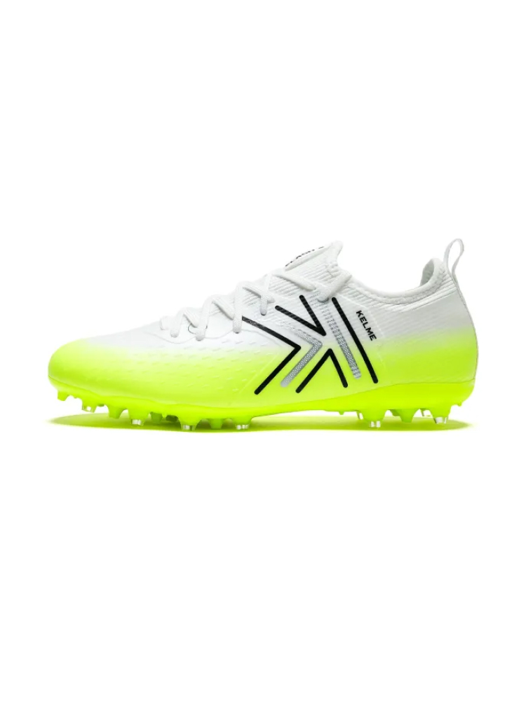 Бутсы KELME Men's Soccer Cleats (MG) White/Green
