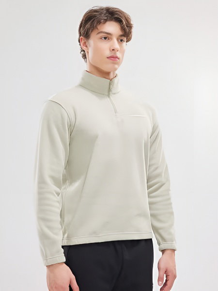 Олимпийка KELME Half Open Sweatshirt White