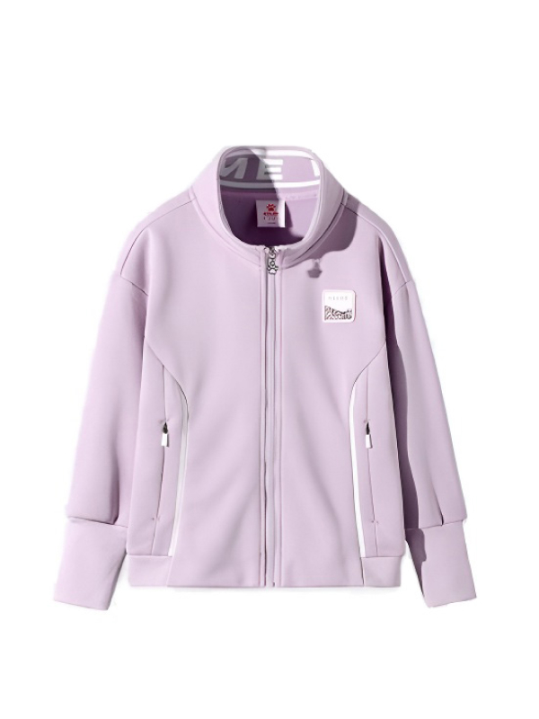Детская толстовка KELME Girls Cardigan Sweater Light Purple