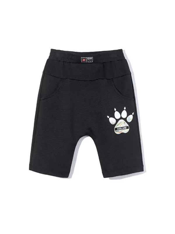 Детские шорты KELME Boy's Knitted Cropped Shorts Black