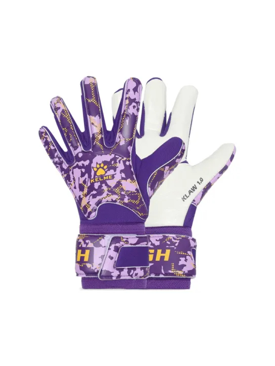 Перчатки вратарские KELME Training-grade Goalkeeper Gloves (Violet/Yellow)
