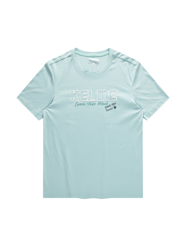 Футболка KELME Round Neck Short Sleeve T-shirt Teal