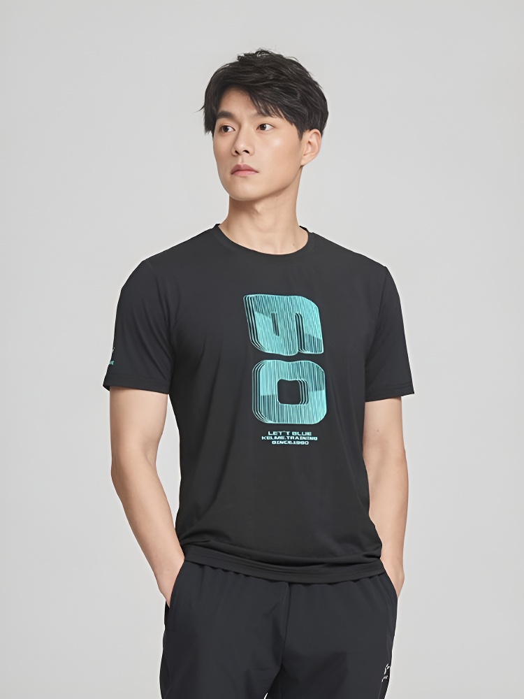 Футболка KELME Round Neck Short Sleeve T-Shirt Black