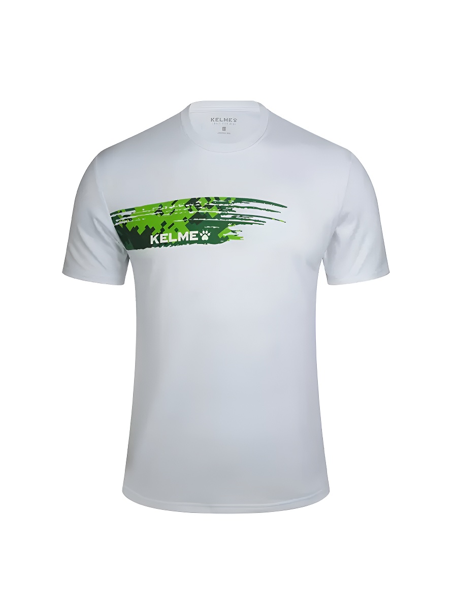 Футболка KELME Fashion Camouflage Men's Short-Sleeved T-Shirt White