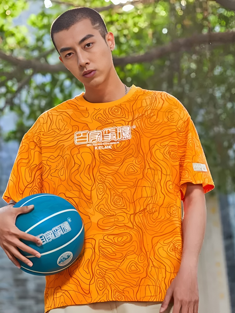 Футболка KELME Round Neck T-Shirt Orange