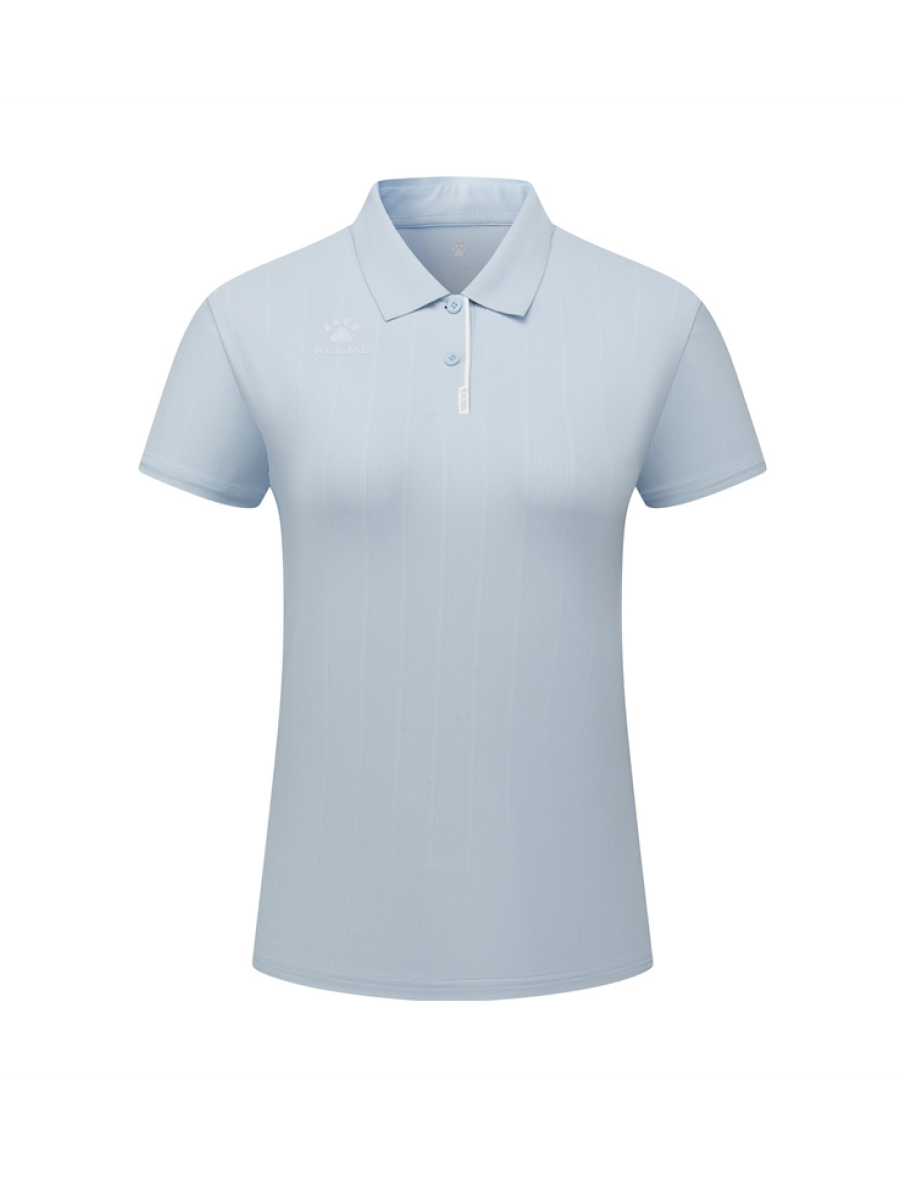 Футболка-поло KELME Short Sleeve Polo Shirt Light Blue