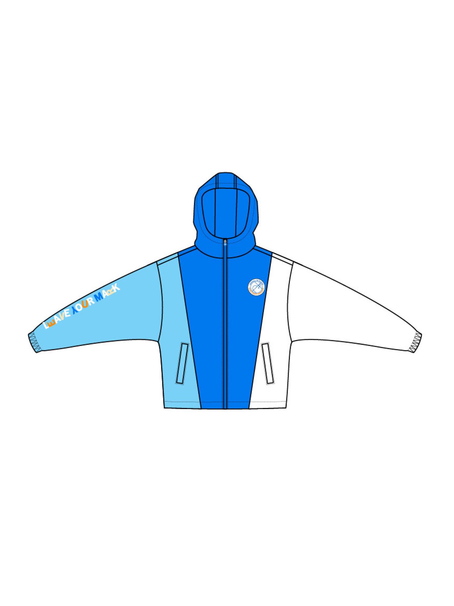 Ветровка KELME Woven Jacket Blue