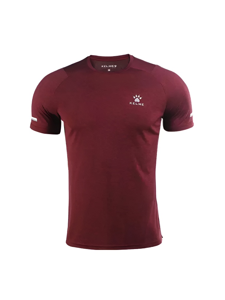 Футболка KELME Round Neck T-Shirt Burgundy