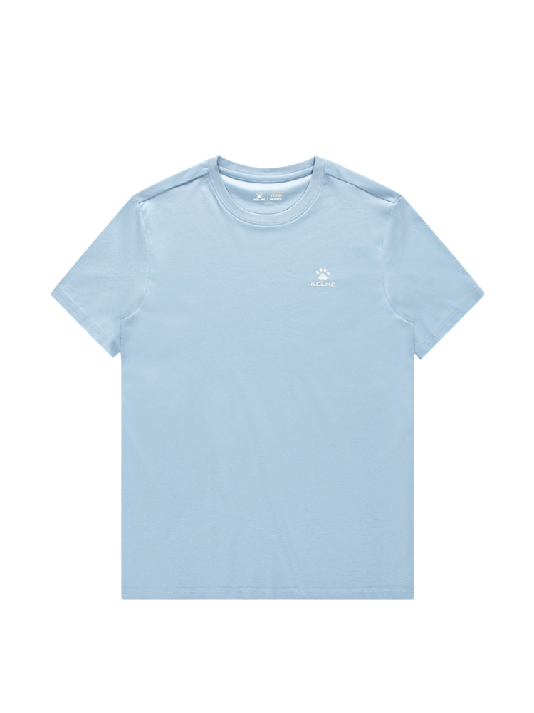 Футболка KELME Round Neck Short Sleeve T-Shirt Light Blue