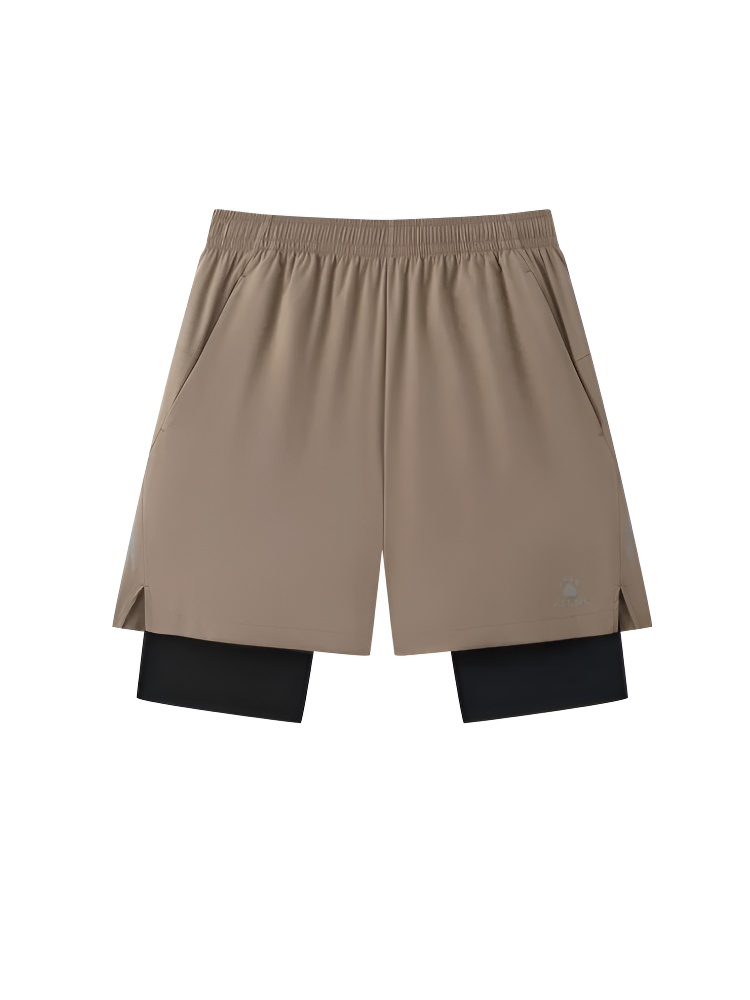 Шорты KELME Woven Shorts (Faux Two-Piece) Brown