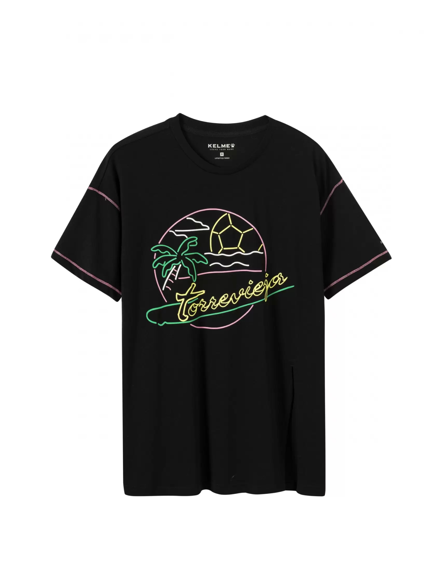 Футболка KELME Round Neck Short T Black