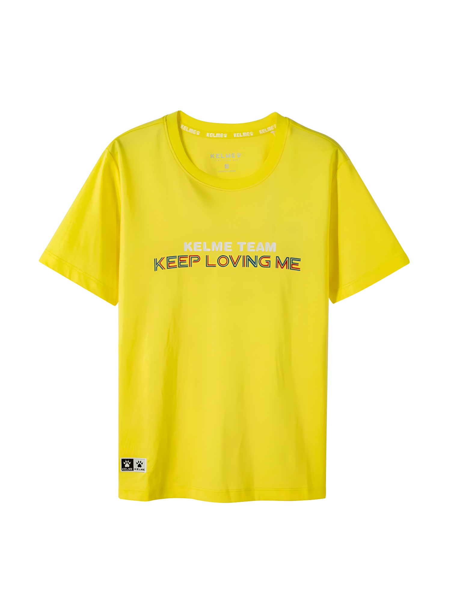 Футболка KELME Round Neck Short T Yellow