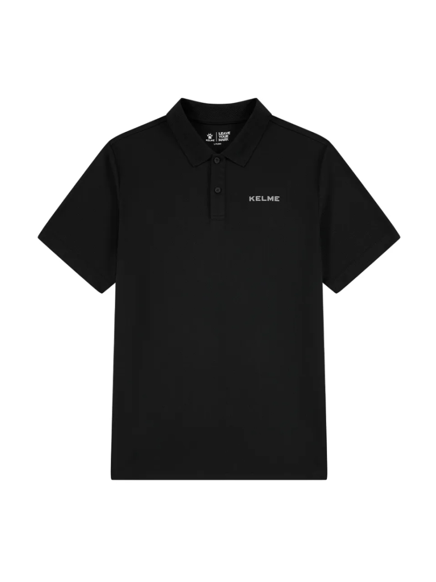 Футболка-поло KELME Short-sleeved Polo Shirt Black