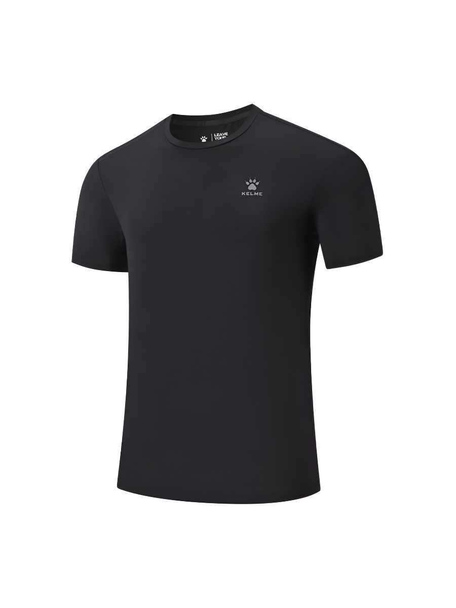 Футболка KELME Crew Neck Short-sleeved T-shirt Black